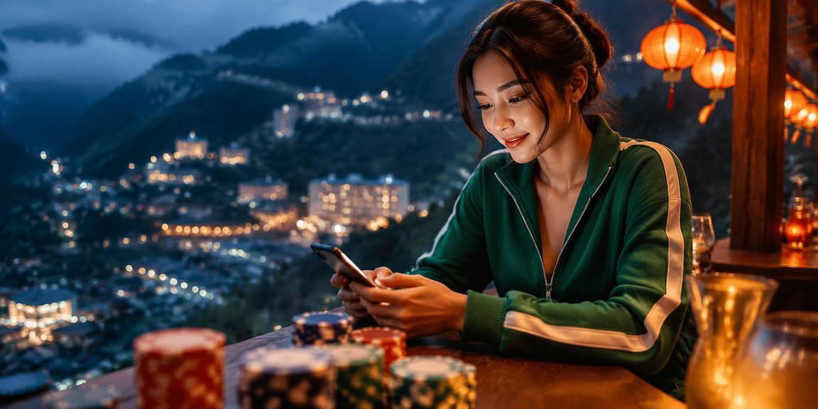 Người chơi tại Hội An trải nghiệm mobile casino dưới ánh đèn lồng lung linh