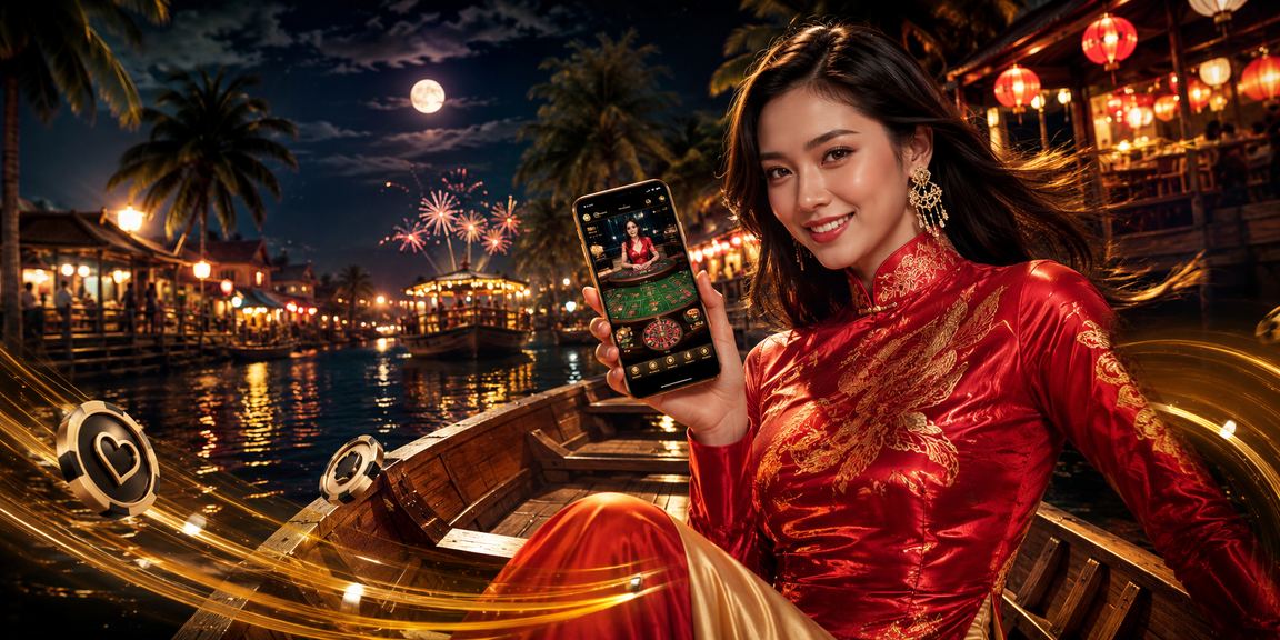 Trải nghiệm casino di động trên sông Mekong với trang phục áo dài Việt Nam